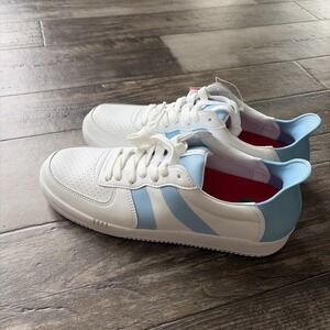 NEW Redvanly Contender Men's Size 12 Spikeless Golf Shoes White Sky Blue Slip On